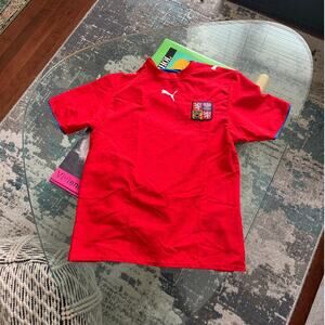 Puma 2006/2007 Czech Republic Home Vintage Soccer Jersey
